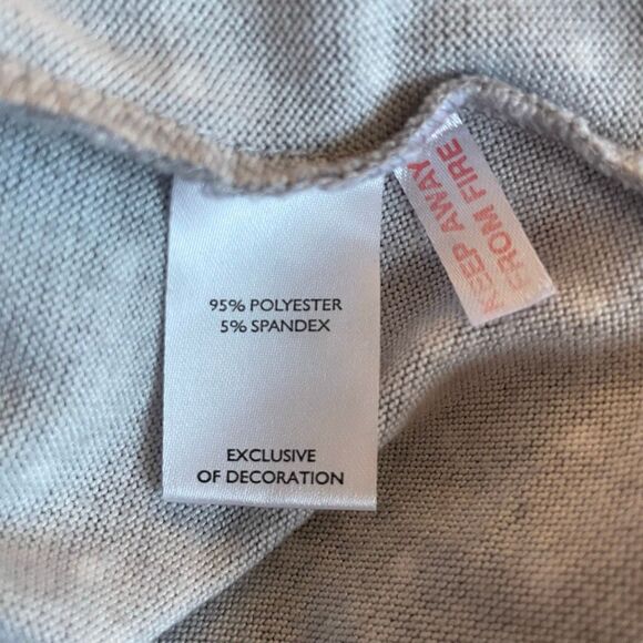 American Eagle AE Stretch Tomgirl Utility Jogger Pant Cream Cotton Knit 4 - Picture 5 of 12